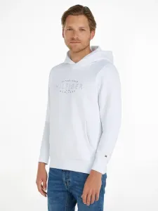 Tommy Hilfiger Curve Logo Sweatshirt White