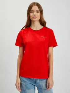 Tommy Hilfiger 1985 Reg Mini Corp Logo T-shirt Red