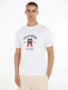 Tommy Hilfiger Curved Monogram T-shirt White
