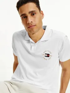 Tommy Hilfiger Icon Logo Interlock Polo Shirt White