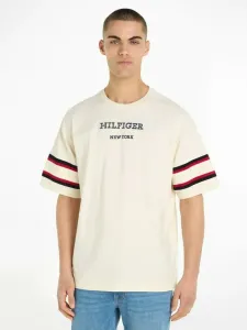 Tommy Hilfiger Monotype Colourblock T-shirt Beige