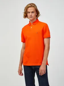 Tommy Hilfiger Polo Shirt Orange #117996