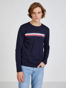 Tommy Hilfiger Sliced Bar T-shirt Blue