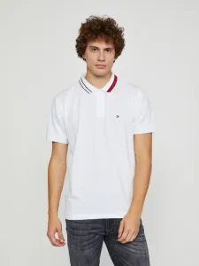 Tommy Hilfiger Sophisticated Tipping Polo Shirt White