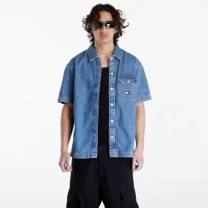 Tommy Jeans Denim Short Sleeve Overshirt Mid Indigo #1820558