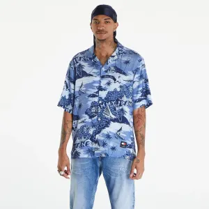 Tommy Jeans Hawaiian Print Camp Collar Short Sleeve Shirt Hawaiian Aop #1876813