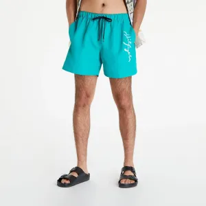 Tommy Hilfiger Logo Medium Drawstring Swim Shorts Turquoise #1175366
