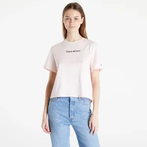 Tommy Jeans Classic Serif Linear T-Shirt Pink #995884