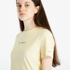 Tommy Jeans Regular Color Serif T-Shirt Yellow #1250753