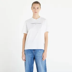 Tommy Jeans Relaxed New Linear Short Sleeve Tee White #1797328