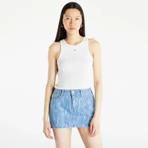 Tommy Jeans Essential Rib Tank Top White #1194908