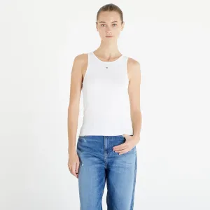 Tommy Jeans Essential Rib Tank White #1797280