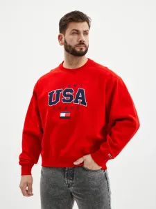 Tommy Jeans Sweatshirt Red #1169051