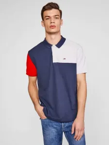 Tommy Jeans Colorblock Polo shirt Blue