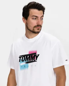 Tommy Jeans Faded Logo T-shirt White