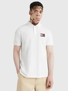 Tommy Jeans Polo Shirt White #152335