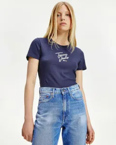Tommy Jeans Skinny Script Tee T-shirt Blue