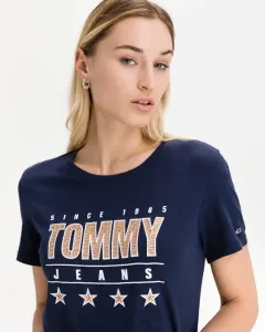 Tommy Jeans Slim Metallic T-shirt Blue
