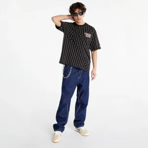 Tommy Jeans Oversized Pinstripe T-Shirt Black #1169546