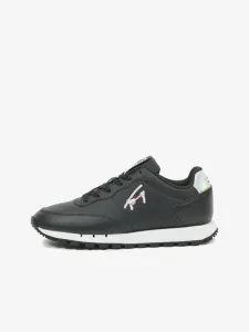 Tommy Jeans Leather Runner Sneakers Black