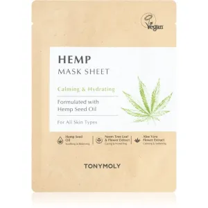 TONYMOLY HEMP soothing sheet mask with hemp oil 1 pc