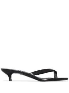 TOTEME - Leather Thong Heel Sandals #1729573