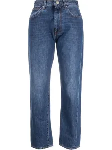 TOTEME - Straight Leg Cropped Denim Jeans