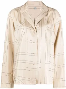 TOTEME - Monogram Silk Pyjama Shirt #1706576