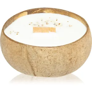 Tropicandle Almond scented candle with wooden wick 350 ml