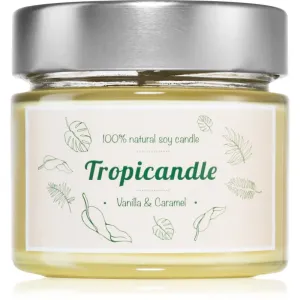 Tropicandle Vanilla & Caramel scented candle 150 ml