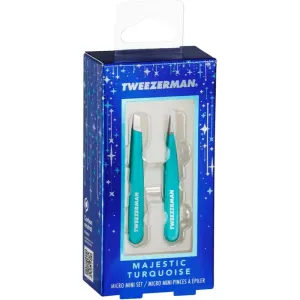 Tweezerman Majestic Turquoise gift set (for eyebrows)