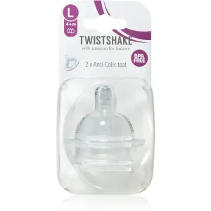 Twistshake Anti-Colic Teat baby bottle teat Large 4m+ 2 pc