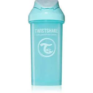 Twistshake Straw Cup Blue bottle with straw 6m+ 360 ml