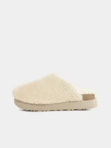 UGG Fuzz Sugar Slide Slippers White #1731861