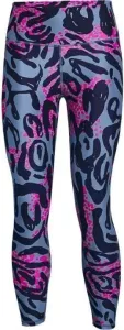 Under Armour HG Armour Print Mineral Blue/Midnight Navy S Fitness Trousers