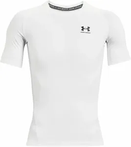 Under Armour Men's HeatGear Armour Short Sleeve White/Black XL Fitness T-Shirt