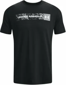 Under Armour Men's UA Camo Chest Stripe Short Sleeve Black/White L Fitness T-Shirt