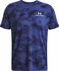 Under Armour Men's UA Rush Energy Print Short Sleeve Sonar Blue/White XS Fitness T-Shirt