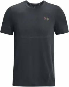Under Armour Men's UA Rush Seamless Legacy Short Sleeve Pitch Gray/Black 2XL Fitness T-Shirt