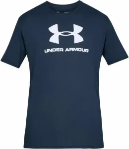 Under Armour Men's UA Sportstyle Logo Short Sleeve Academy/White S
