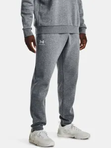 Under Armour Men's UA Essential Fleece Joggers Pitch Gray Medium Heather/White L Fitness Trousers