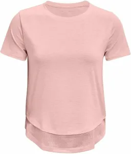 Under Armour UA Tech Vent Retro Pink/White 2XL Fitness T-Shirt