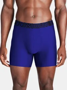 Under Armour M UA Perf Tech 6in Boxers 3 Piece Blue