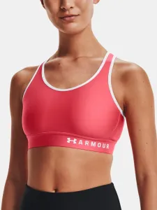 Under Armour Armour Mid Keyhole Sport Bra Pink
