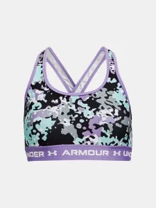 Under Armour G Crossback Mid Printed Girls Bra Violet #147093