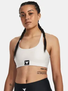 Under Armour Project Rock All Train Sport Bra White