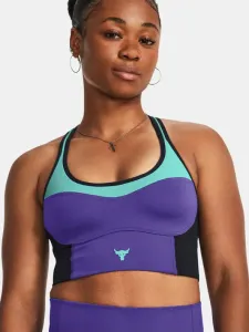 Under Armour Project Rock Lets Go LL Infty Sport Bra Violet