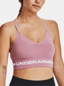Under Armour UA Seamless Low Long Sport Bra Pink