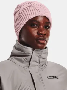 Under Armour UA Halftime Cable Knit Beanie Pink