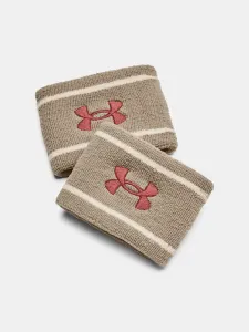 Under Armour Striped Performance Terry WB Wristbands Brown